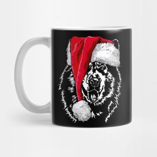 Alaskan Malamute Santa Christmas dog mom Mug